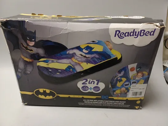 BOXED BATMAN JUNIOUR READY BED  RRP £34.99