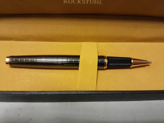 BOXED RUCKSTUHL ROSE GOLD BALL POINT PEN