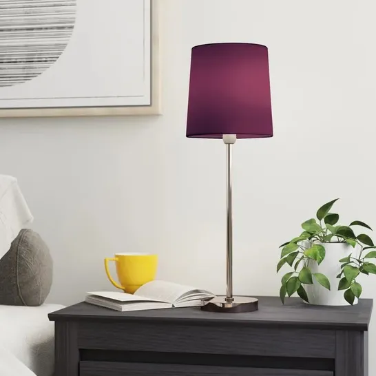 WIRILA 50CM TABLE LAMP - AUBERGINE