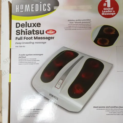 BOXED HOMEDICS DELUXE SHIATSU FULL FOOT MASSAGER FM-TS9-EU