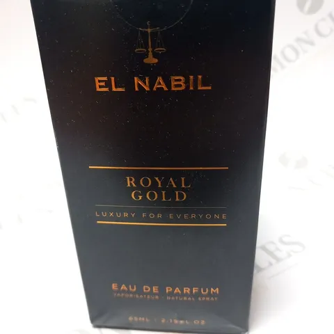 BOXED EL NABIL ROYAL GOLD EAU DE PARFUM 50ML 