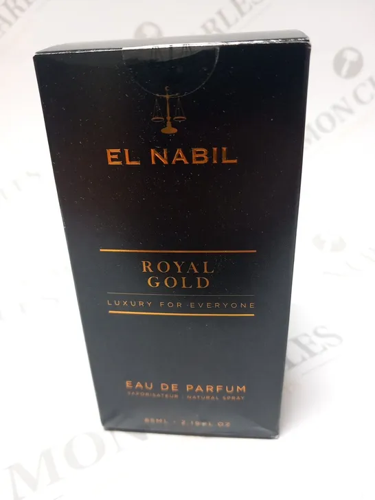 BOXED EL NABIL ROYAL GOLD EAU DE PARFUM 50ML 