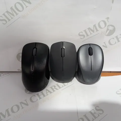 BOX OF APPROX 9 ASSORTED MICE TO INCLUDE - LOGITECH WIRELESS M235 - VOPOO M100 ECT