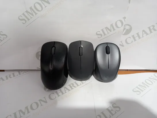 BOX OF APPROX 9 ASSORTED MICE TO INCLUDE - LOGITECH WIRELESS M235 - VOPOO M100 ECT