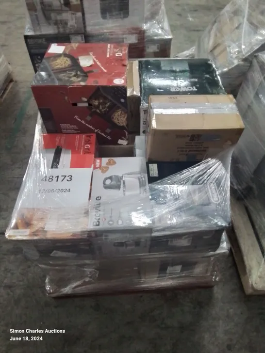 PALLET OF APPROXIMATELY 17 UNPROCESSED RAW RETURN HOUSEHOLD AND ELECTRICAL GOODS TO INCLUDE;