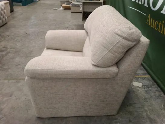 LARGE ARMCHAIR - CREAM FABRIC