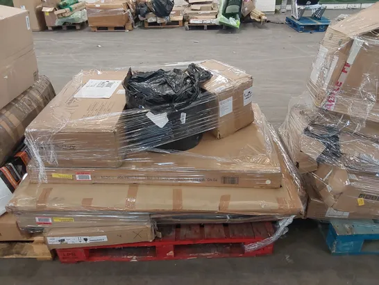 PALLET OF ASSORTED FURNITURE PARTS AND CONSUMER GOODS 