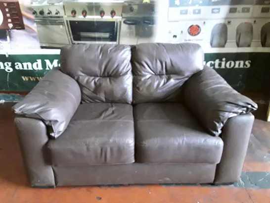 CHOCOLATE 2 SEATER SOFA