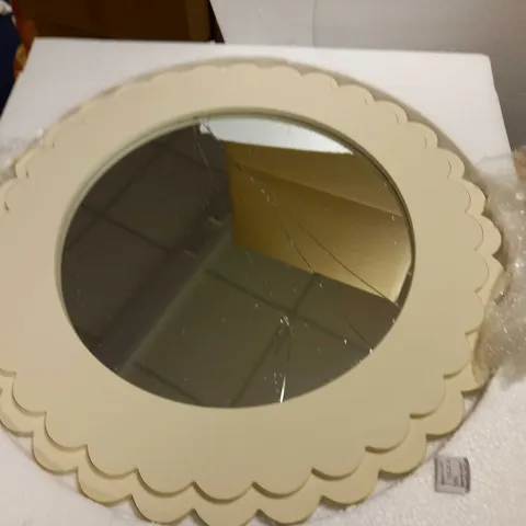 BUNDLEBERRY BY AMANDA HOLDEN SCALLOPED EDGE WALL MIRROR