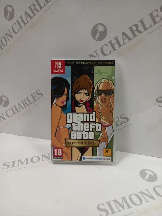 BOXED GRAND THEFT AUTO TRILOGY FOR THE NINTENDO SWITCH 