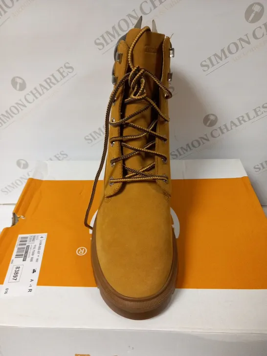 BOXED TIMBERLAND CORTINA VALLEY 6 IN WATERPROOF BOOT WHEAT NUBUCK SIZE 7.5