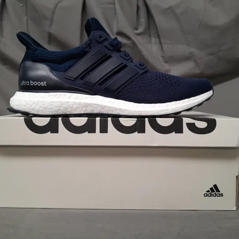 BOXED PAIR OF ADIDAS ULTRABOOST 1.0 SHOES IN NAVY UK SIZE 8.5