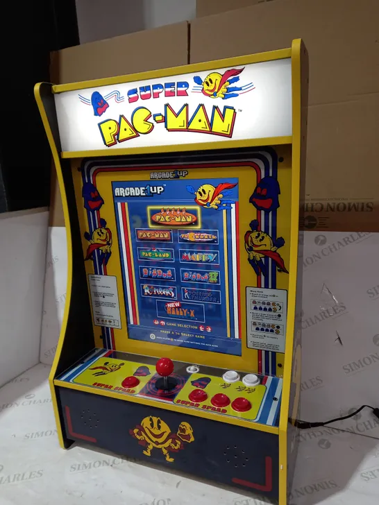 ARCADE1UP PARTYCADE PLUS 17" LCD MACHINE - SUPER PACMAN