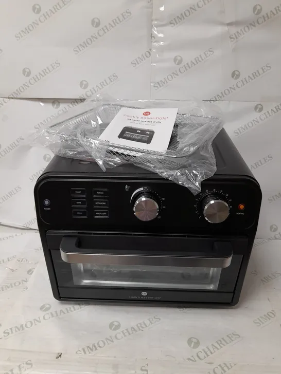 COOK'S ESSENTIAL 21-LITRE AIRFRYER OVEN IN BLACK