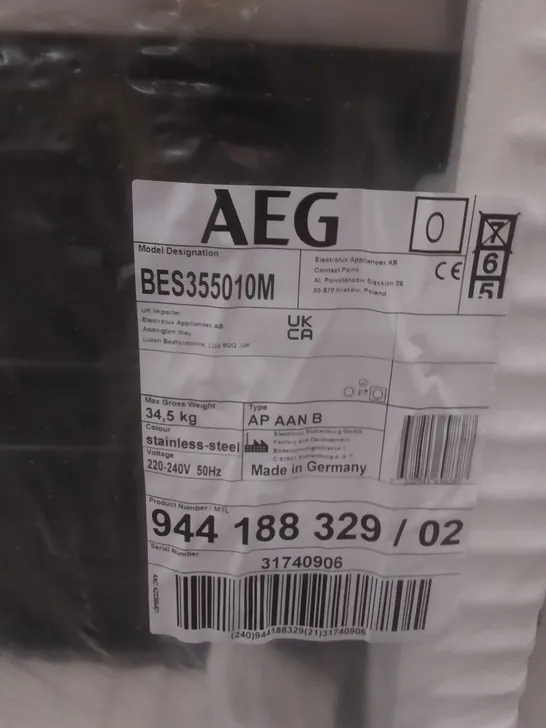 AEG BES355010M DISHWASHER RRP £425.00