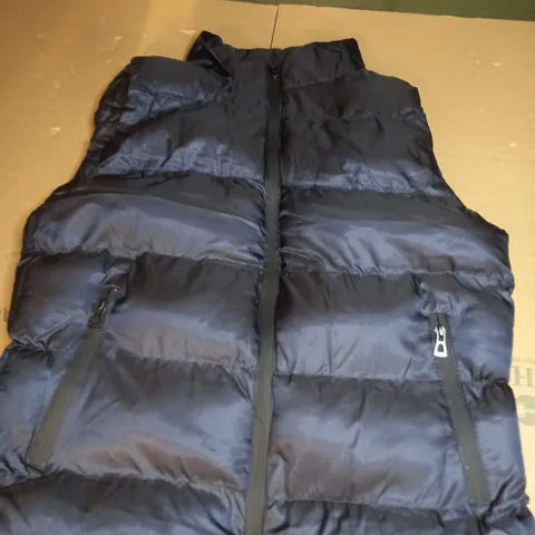 BLUE PADDED GILET - SIZE L