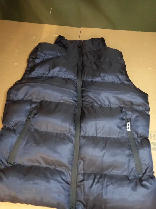 BLUE PADDED GILET - SIZE L