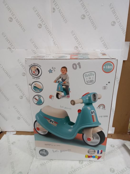 SMOBY BABIES TOY SCOOTER 18M+ RRP £49.99