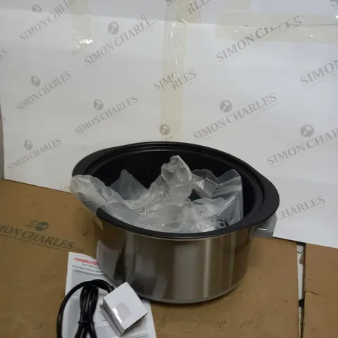 MORPHY RICHARDS 461014 SEAR & STEW ALUMINIUM SLOW COOKER