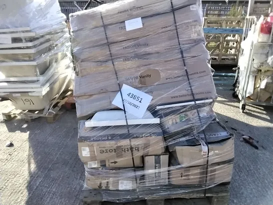 PALLET OF APPROXIMATELY 12 MIXED BASIN 1200MM LONG