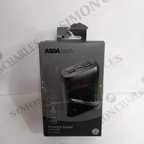 SET OF 2 ASDA TECH POWER BANK IN BLACK