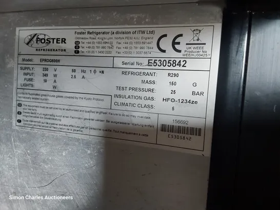 FOSTER TALL SINGLE DOOR FRIDGE