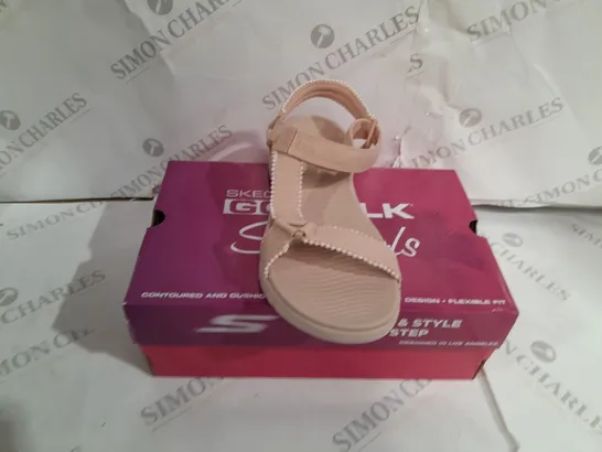 BOXED SKECHERS GO WALK SANDALS SIZE 7 