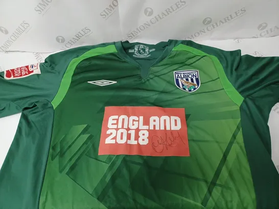 SIGNED WEST BROMWICH ALBION FOOTBALL JERSEY - KIELY