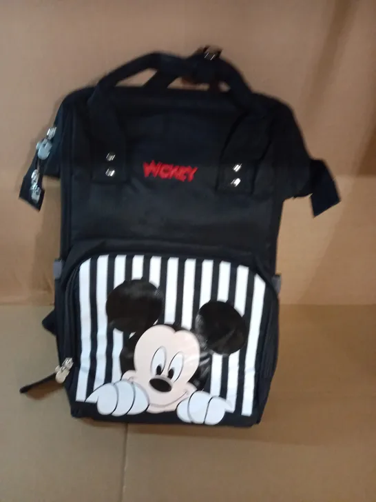 MICKY MOUSE BLACK BACKPACK 