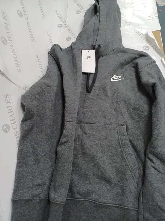 NIKE GREY TRACKSUIT HOODIE - MEDIUM