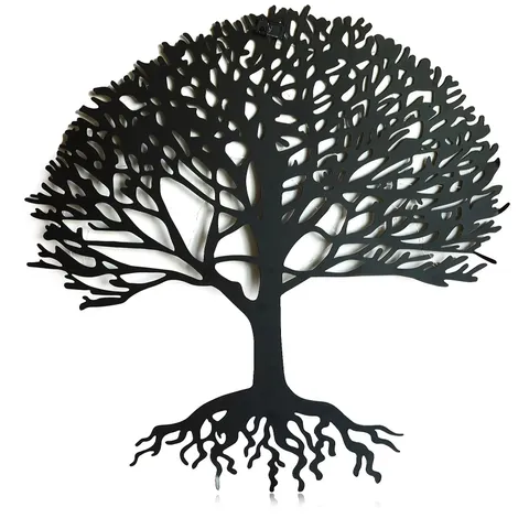 BOXED SOLAR LED TREE OF LIFE WALL DECOR