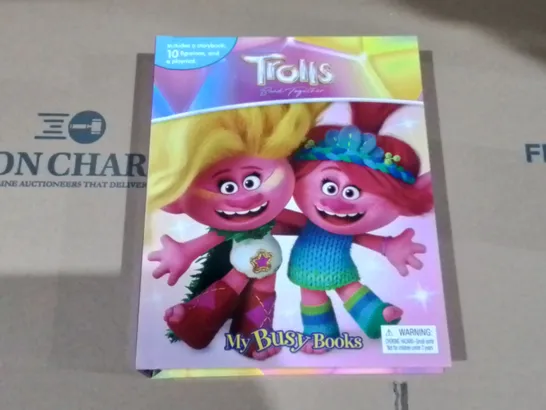 LOT OF 10 BRAND NEW TROLLS MY BUSY BOOKS