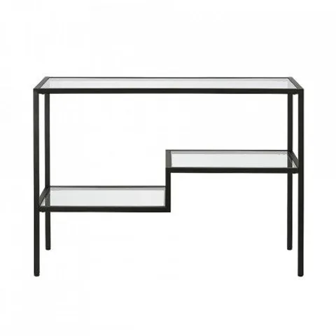 BOXED 106.68cm CONSOLE TABLE BLACK (1 BOX)