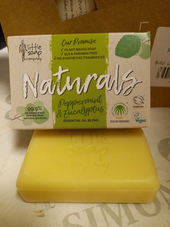 LITTLE SOAP COMPANY - POS BOX OF 12 X 100G PCS IN PEPPERMINT & EUCALYPTUS