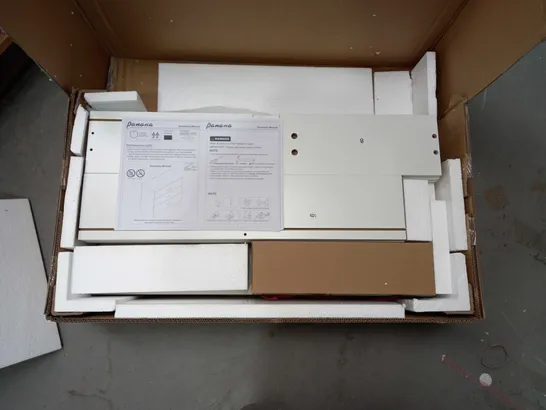 BOXED PANAMA SELF-ASSEMBLY 3 DRAWER CHEST IN WHITE, WITH INSTRUCTIONS.. APPROX 65CM WIDTH 