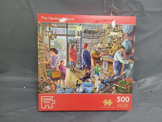 BOXED CORNER PIECE PUZZLES THE HARDWARE STORE 500-PIECE JIGSAW PUZZLE 