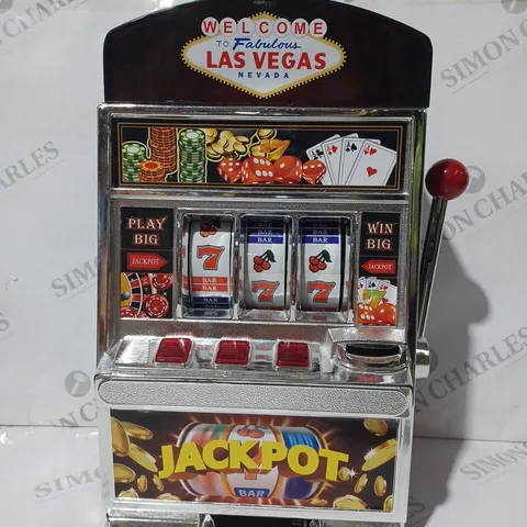 UNBRANDED LAS VEGAS SLOT MACHINE PIGGY BANK TOY