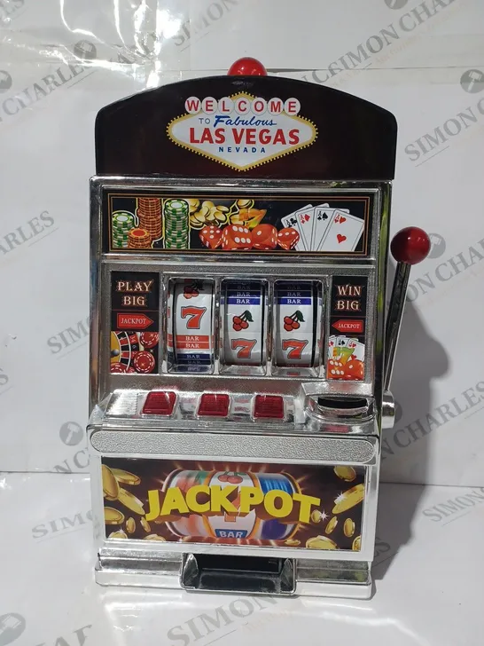 UNBRANDED LAS VEGAS SLOT MACHINE PIGGY BANK TOY