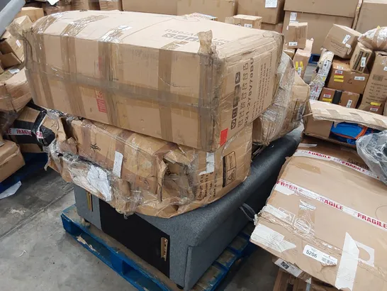 PALLET OF ASSORTED FURNITURE AND PARTS TO INCLUDE SOF SECTION