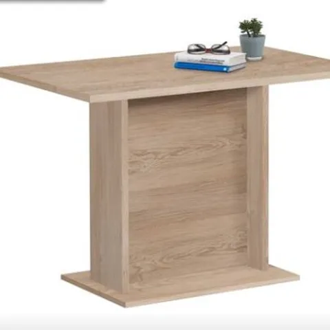 BOXED OAK EFFECT TABLE