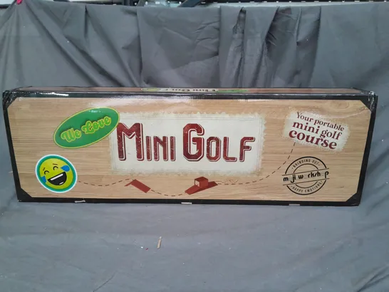 BOXED MOJI WORKSHOP WE LOVE MINI GOLF 