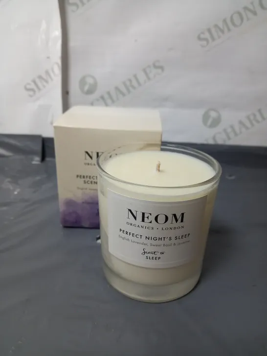 NEOM ORGANICS LONDON – TRANQUILLITY SCENTED CANDLE – SCENT TO SLEEP (1 WICK)