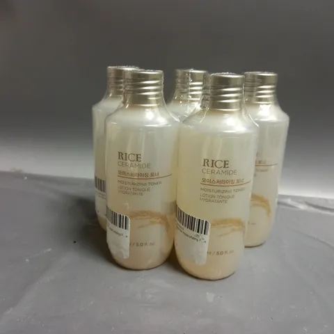 5 THE FACE SHOP RICE & CERAMIDE MOISTURISING TONER LOTION 150ML 