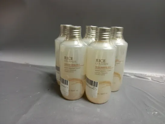 5 THE FACE SHOP RICE & CERAMIDE MOISTURISING TONER LOTION 150ML 