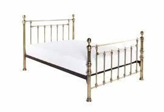 BOXED UNIVERSAL BRASS METAL SINGLE BEDFRAME(2 BOXES)