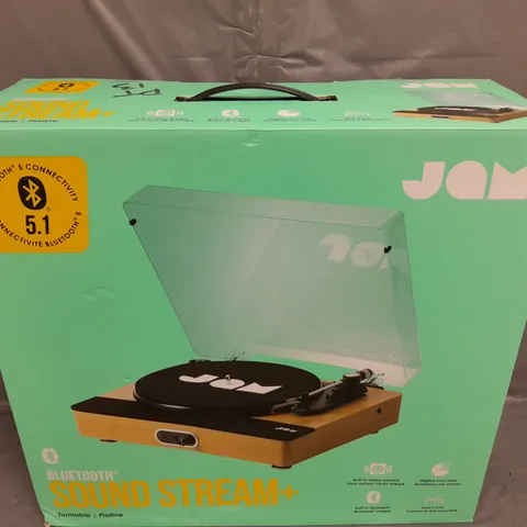 BOXED JAM BLUETOOTH SOUND STREAM+ TURNTABLE