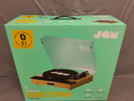 2 X BOXED JAM BLUETOOTH SOUND STREAM+ TURNTABLE