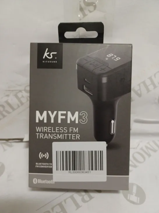 BOX OF APPROX 10 KITSOUND MYFM3 WIRELESS TRANSMITTER