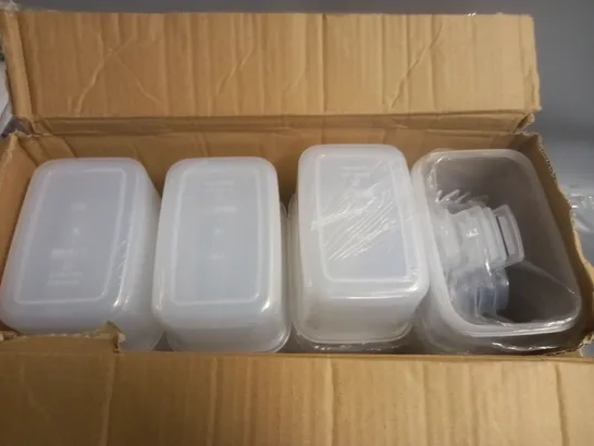 APPROXIMATELY 15 FOOD STORAGE CONTAINERS WITH LIDS