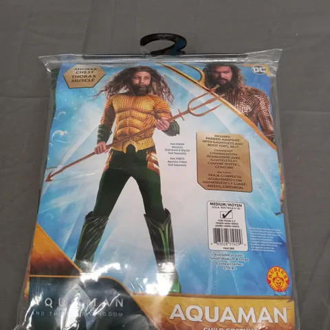 DC AQUAMAN CHILD COSTUME SIZE 5-7 YEARS